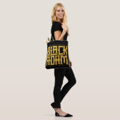 Black Adam Stacked Name Graphic Tasche (Am Model)