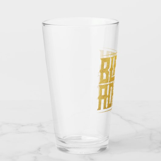 Black Adam Stacks Name Graphic Glas (Rechts)