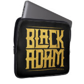 Black Adam Stacks Name Graphic Laptopschutzhülle (Vorne Rechts)