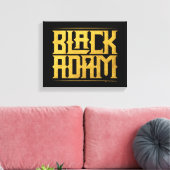 Black Adam Stacks Name Graphic Leinwanddruck (Insitu (Wohnzimmer))