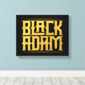 Black Adam Stacks Name Graphic Leinwanddruck (Insitu (Holzboden))