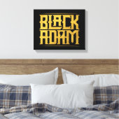 Black Adam Stacks Name Graphic Leinwanddruck (Insitu (Schlafzimmer))