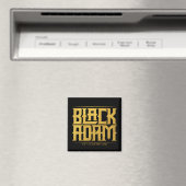 Black Adam Stacks Name Graphic Magnet (In Situ (Geschirrspüler))