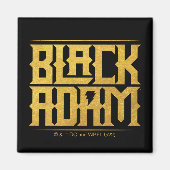 Black Adam Stacks Name Graphic Magnet (Vorne)