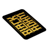 Black Adam Stacks Name Graphic Magnet (Rechte Seite)