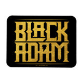 Black Adam Stacks Name Graphic Magnet (Horizontal)