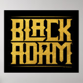 Black Adam Stacks Name Graphic Poster (Vorne)