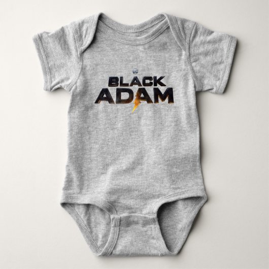 Black Adam Theatrical Logo Baby Strampler (Vorderseite)