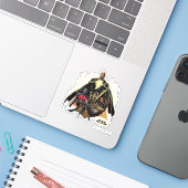 Black Adam Triangular Group Graphic Aufkleber (Laptop mit iPhone)