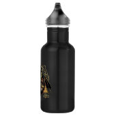 Black Adam Triangular Group Graphic Edelstahlflasche (Rechts)