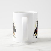 Black Adam Triangular Group Graphic Jumbo-Tasse (Rückseite)
