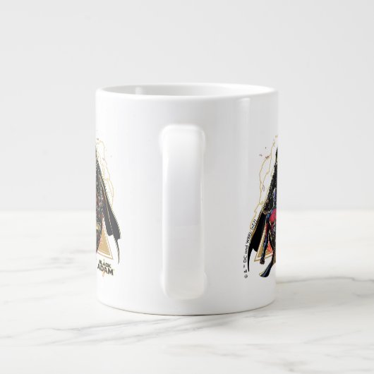 Black Adam Triangular Group Graphic Jumbo-Tasse (Rückseite)