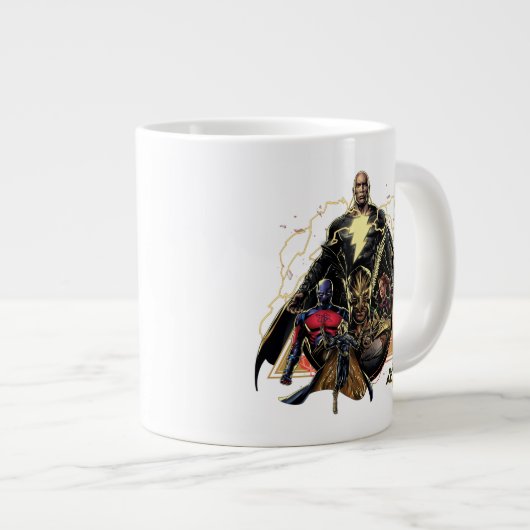 Black Adam Triangular Group Graphic Jumbo-Tasse (Vorderseite Rechts)