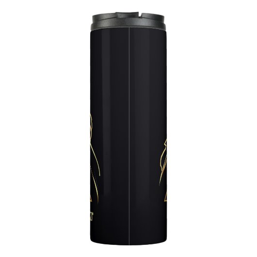 Black Adam Triangular Group Graphic Thermosbecher (Rückseite)