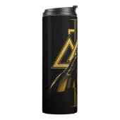 Black Adam Triangular Pillar Graphic Thermosbecher (Nach links gedreht)