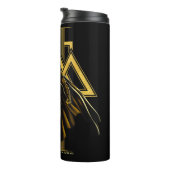 Black Adam Triangular Pillar Graphic Thermosbecher (Nach rechts gedreht)