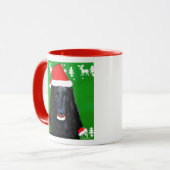 Black Afghan Hound Tasse (Vorderseite Links)