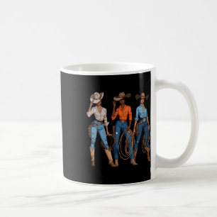 Black African American Cowgirl Western Country Rod Kaffeetasse