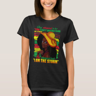 Black African American Ladys Black History Montag T-Shirt
