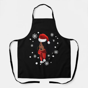 Black African American Santa Apparel Christmas Mel Schürze