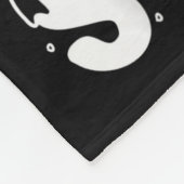 Black African American Santa Claus Dabbing Christm Fleecedecke (Ecke)