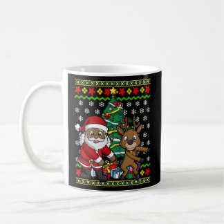 Black African American Santa Claus Kaffeetasse
