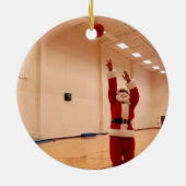 Black African American Santa Claus Ornament (Hinten)