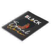 Black African American Social Work Appreciation Gi Notizblock (Linke Seite)