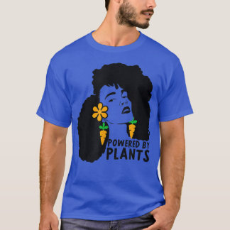 Black African American Woman Vegetarian African C T-Shirt