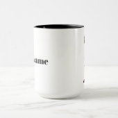 Black African EMS Paramedic Name Tasse (Zentrum)