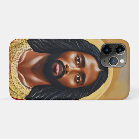 Black African Jesus Christ Religious Art Case-Mate iPhone Hülle (Rückseite (Horizontal))