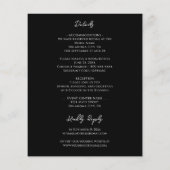 Black Agate Budget Wedding All in One (Rückseite)