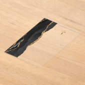 Black Agate Gold Text Erste heilige Kommune Acryleinladungen (Ablage )