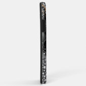 Black Agate mit Gold & Diamond Akzenten Case-Mate iPhone Hülle (Hinten/Rechts)