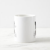 Black Akita History Design Kaffeetasse (Mittel)