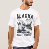 Black Alaska Grizzly Frontier T-Shirt (Vorderseite)