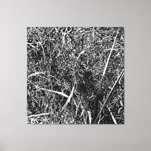 Black Alien Grass Leinwanddruck (Vorderseite)