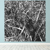 Black Alien Grass Leinwanddruck (Insitu (Holzboden))