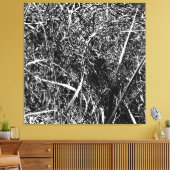 Black Alien Grass Leinwanddruck (Insitu (Wohnzimmer))