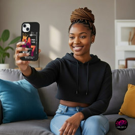 Black All Day 24/7 Slogan Graphic Case-Mate iPhone Hülle