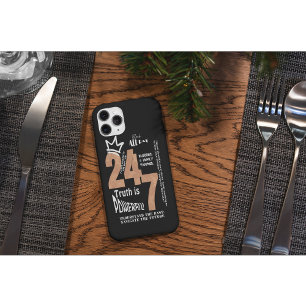 Black All Day 24/7 Slogan Graphic Case-Mate iPhone Hülle