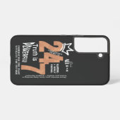 Black All Day 24/7 Slogan Graphic Samsung Galaxy Hülle (Rückseite (Horizontal))