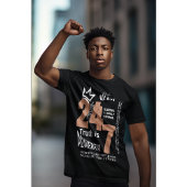 Black All Day 24/7 Slogan Graphic T-Shirt