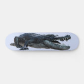 Black Alligator Crocodile Skateboard (Horizontal)