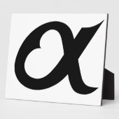 Black Alpheart Fotoplatte (Seite)