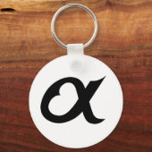 Black Alpheart Schlüsselanhänger (Vorderseite)