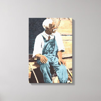 Black America "Old Joe" Leinwanddruck