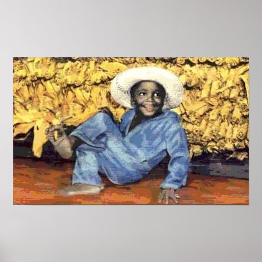 Black America Vintag Young Boy Poster (Vorne)