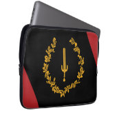 Black American Heritage Flag  Laptopschutzhülle (Vorne Rechts)