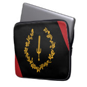Black American Heritage Flag  Laptopschutzhülle (Vorderseite Links)